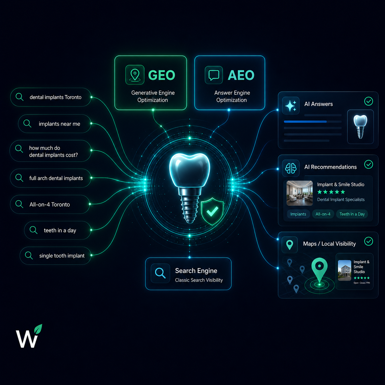 Dental implant trust and proof architecture — GROWSILK