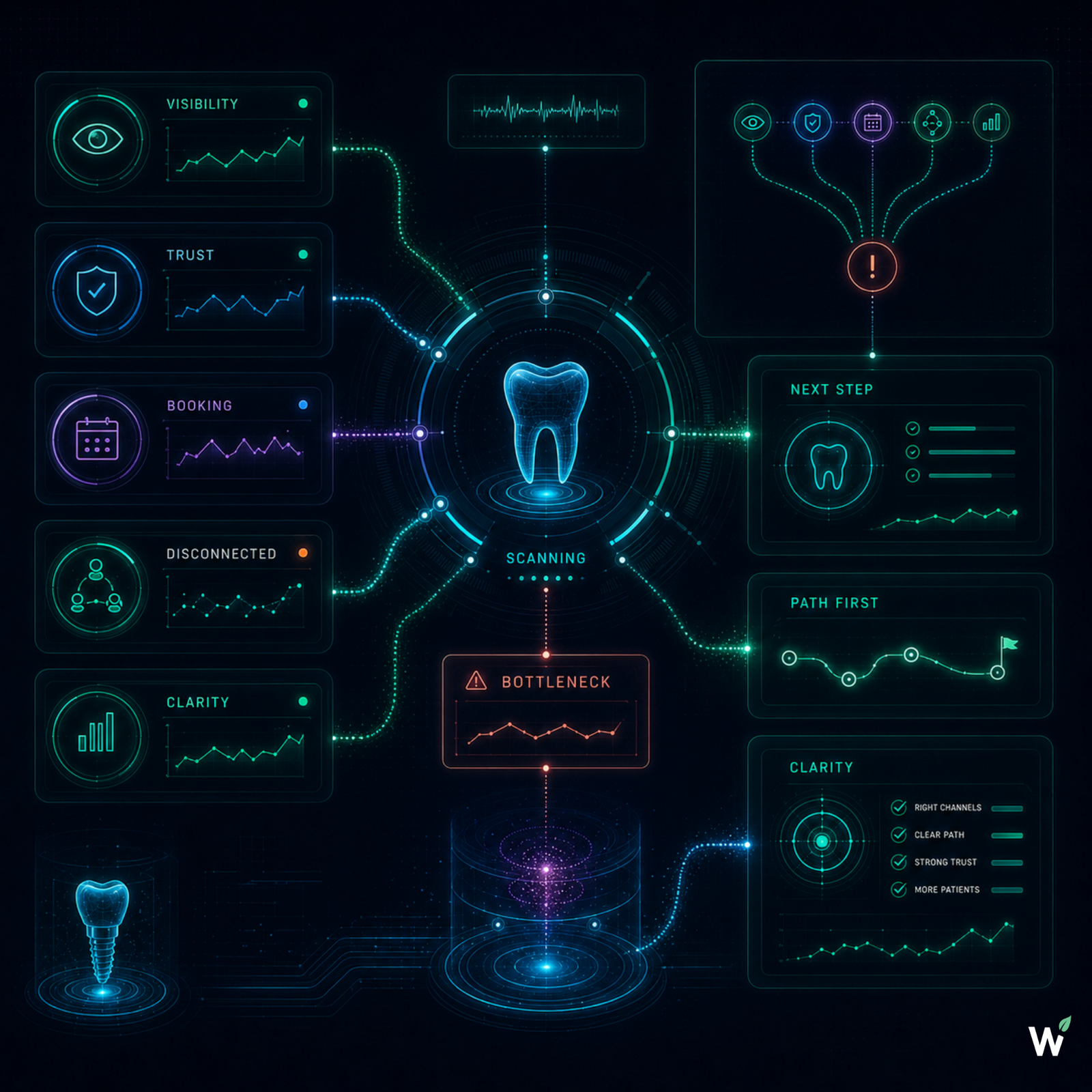 GROWSILK philosophy — diagnosis before prescription protects the dental practice owner from buying growth tactics before the actual bottleneck has been identified