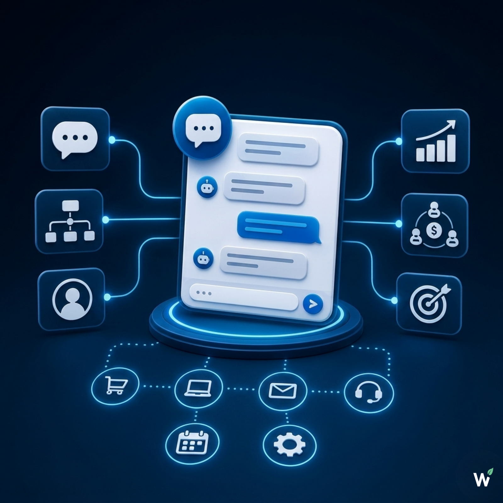GROWSILK Chat Concierge — AI-assisted on-site Q&A layer for dental practices capturing patient intent and routing consultation requests on treatment pages for implants, cosmetic dentistry, and Invisalign