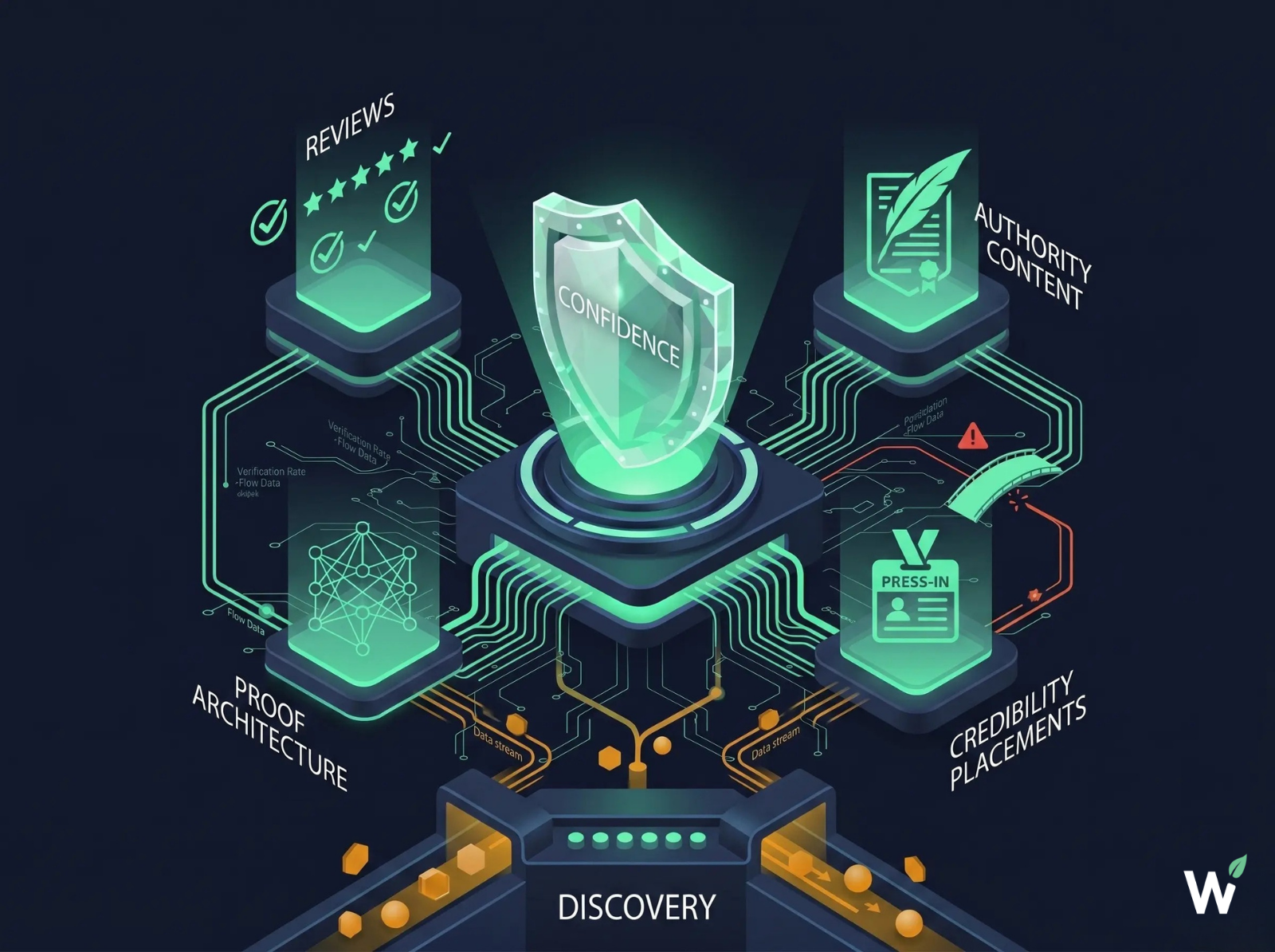 Growth System Stage 03 Trust — reviews, proof architecture, authority content, and credibility placements that build patient confidence before the first consultation request